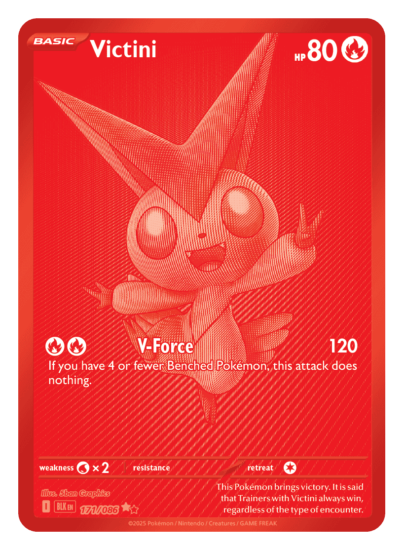 Victini 171/086 - Pokémon TCG Black Bolt card