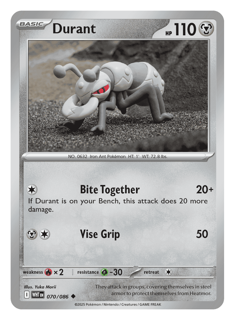 Durant 070/086 - Pokémon TCG White Flare card