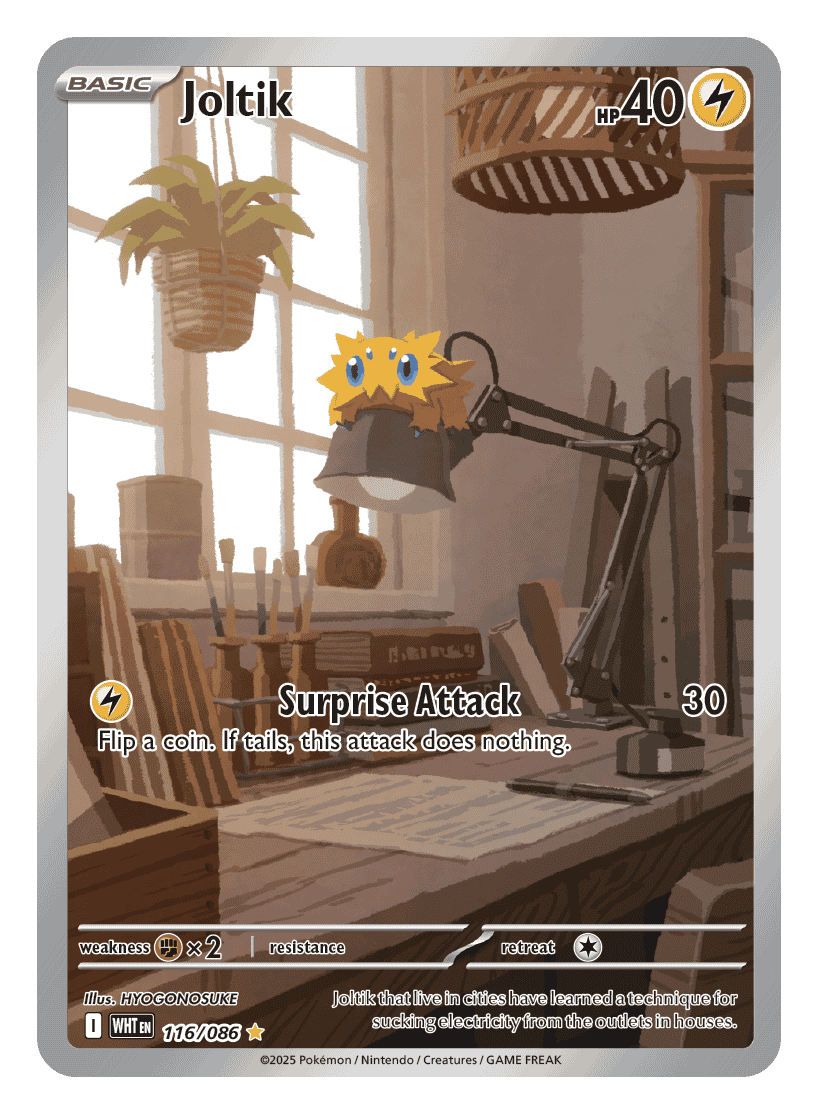 Joltik 116/086 - Pokémon TCG White Flare card