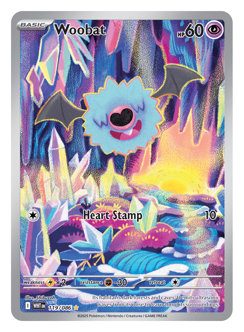 Woobat 119/086 - Pokémon TCG White Flare card