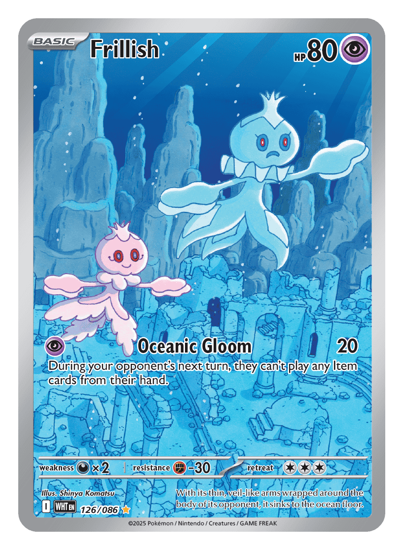 Frillish 126/086 - Pokémon TCG White Flare card