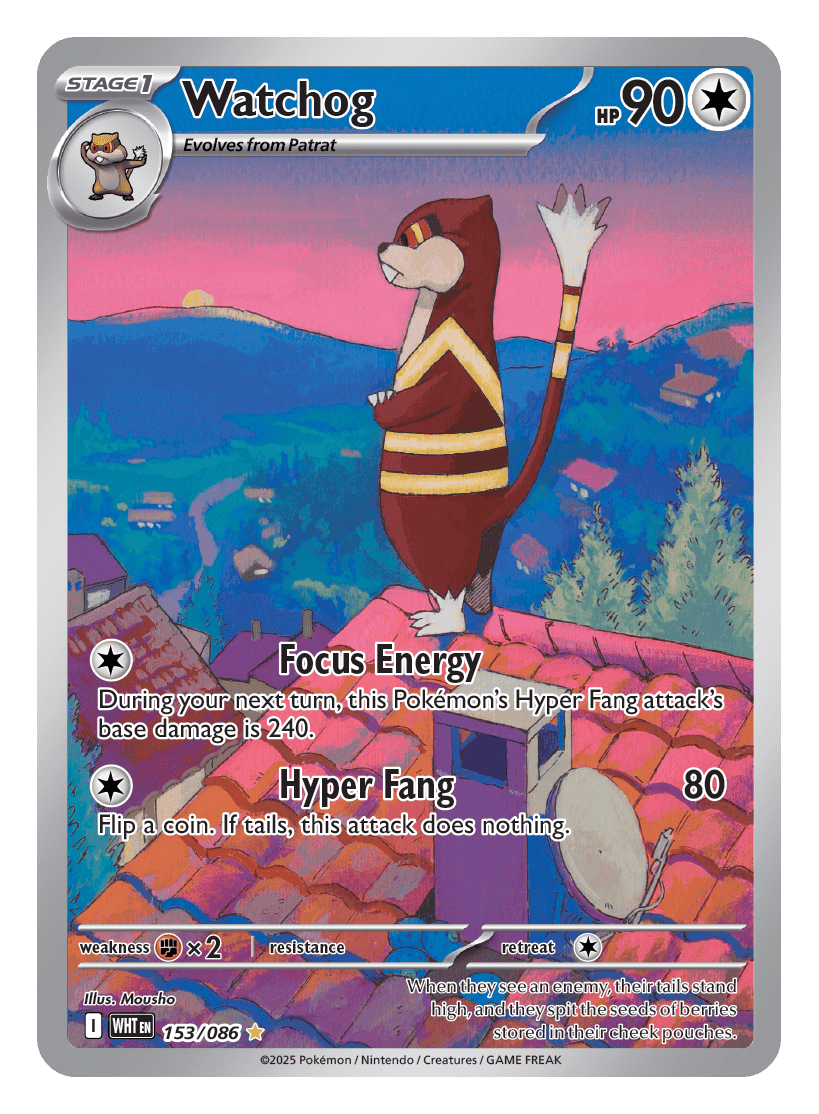 Watchog 153/086 - Pokémon TCG White Flare card