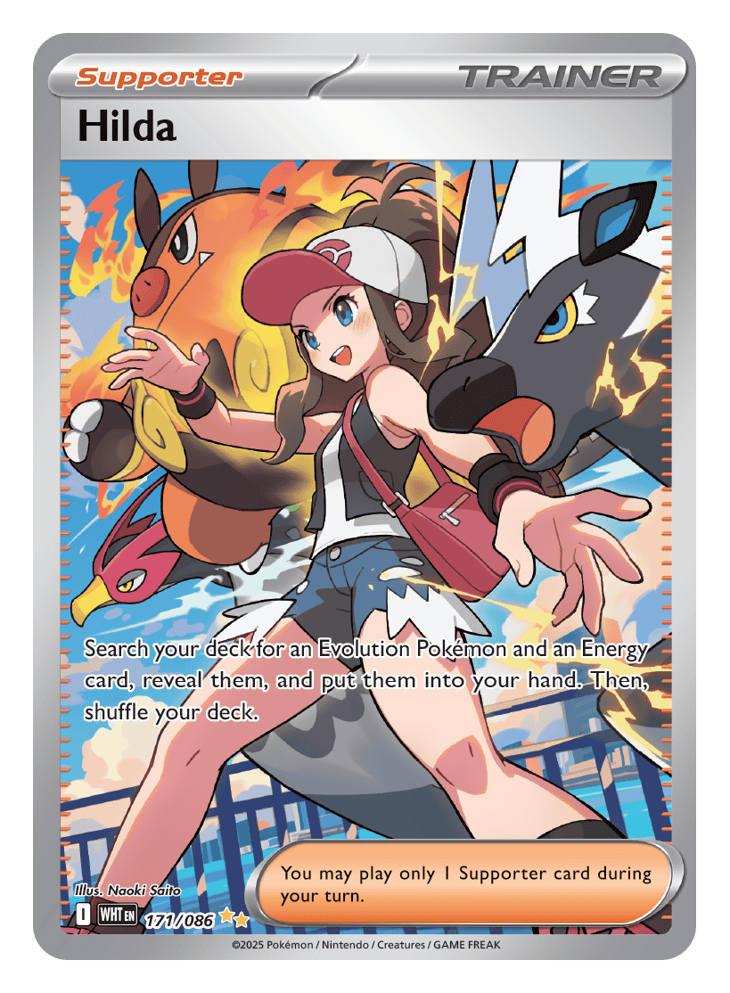 Hilda 171/086 - Pokémon TCG White Flare card