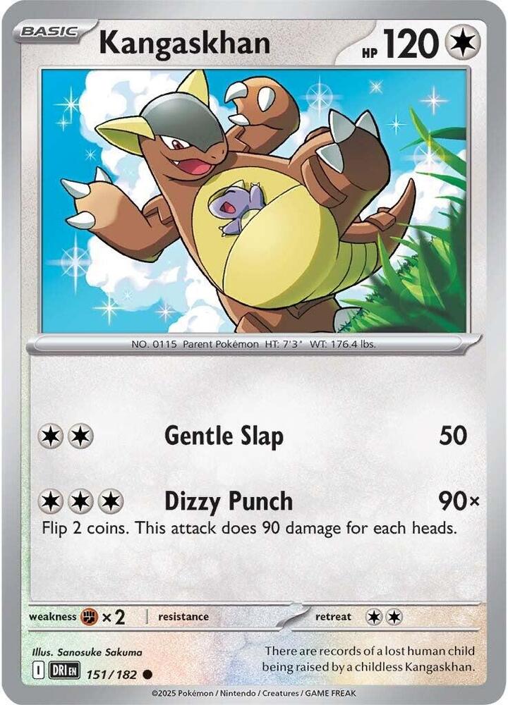 Kangaskhan 151/182 - Destined Rivals Pokémon TCG card
