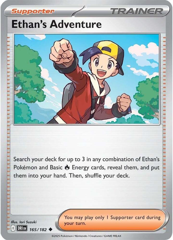Ethan's Adventure 165/182 - Destined Rivals Pokémon TCG card