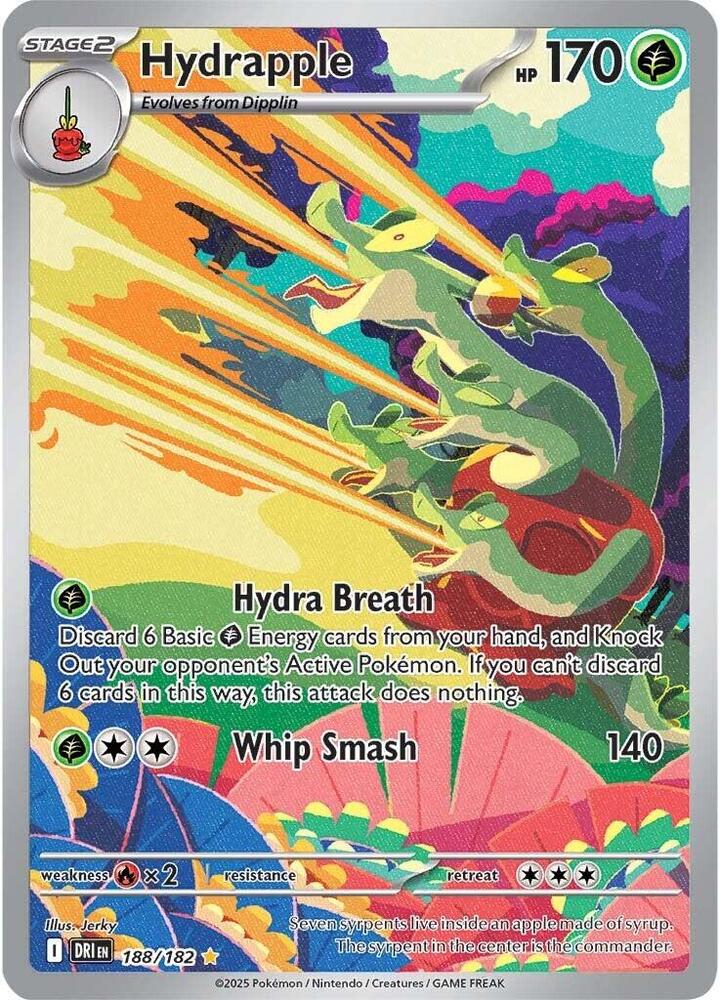 Hydrapple 188/182 - Destined Rivals Pokémon TCG card