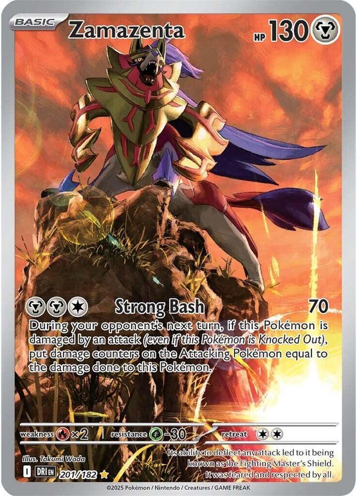 Zamazenta 201/182 - Destined Rivals Pokémon TCG card