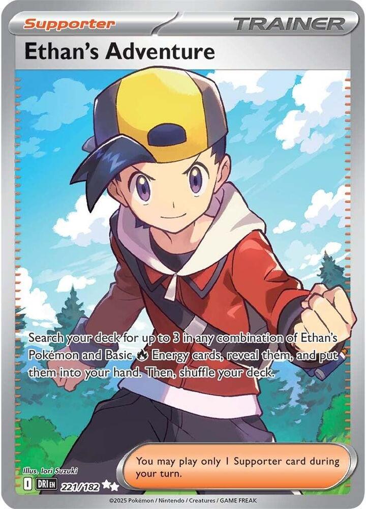 Ethan's Adventure 221/182 - Destined Rivals Pokémon TCG card