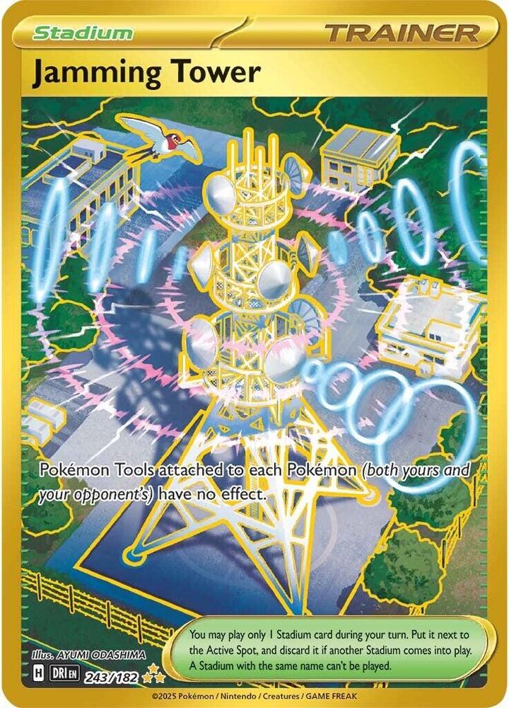 Jamming Tower 243/182 - Destined Rivals Pokémon TCG card