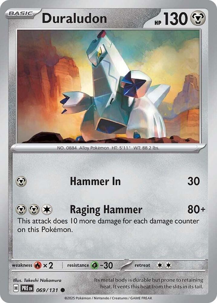 Duraludon 069/131 - Standard card artwork - Pokemon TCG Prismatic Evolutions card