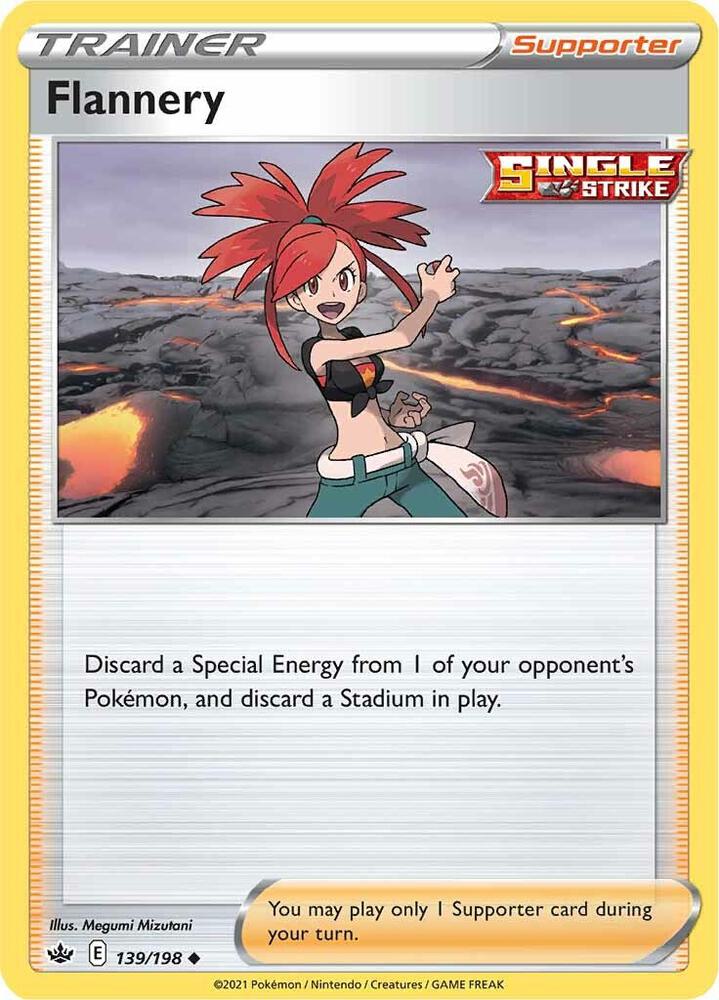 Flannery 139 - Pokemon TCG Chilling Reign card