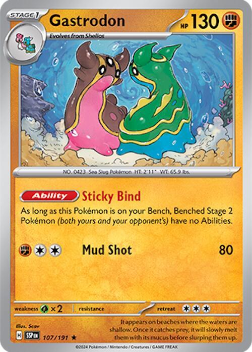 Gastrodon 107/191 - Pokemon TCG Surging Sparks card