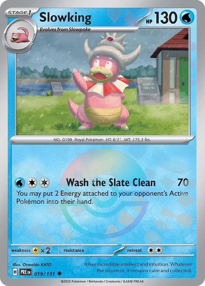 Slowking 019/131 - Poké Ball Reverse Holo - Pokemon TCG Prismatic Evolutions card