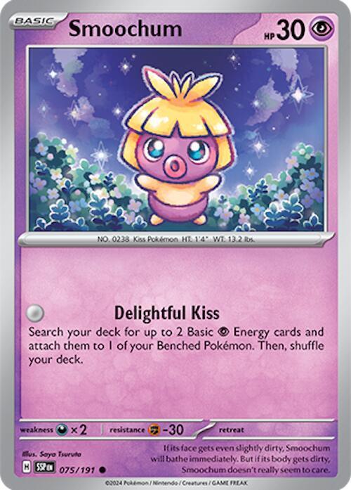 Smoochum 075/191 - Pokemon TCG Surging Sparks card