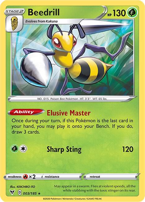 Beedrill 003/185 - Pokemon TCG Vivid Voltage card