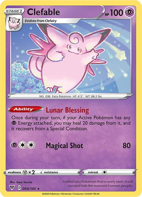 Clefable 064/185 - Pokemon TCG Vivid Voltage card