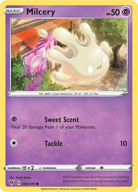 Milcery 080/185 - Pokemon TCG Vivid Voltage card