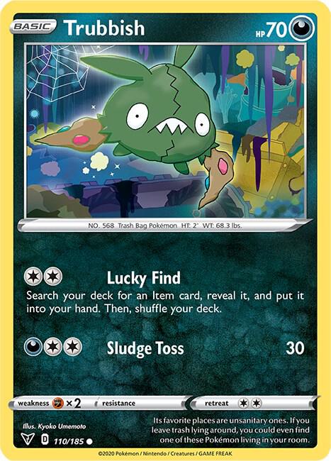 Trubbish 110/185 - Pokemon TCG Vivid Voltage card