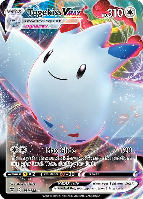Togekiss VMAX 141/185 - Pokemon TCG Vivid Voltage card