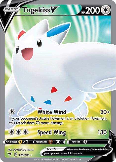 Togekiss V 178/185 - Pokemon TCG Vivid Voltage card