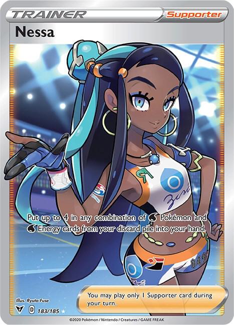Nessa 183/185 - Pokemon TCG Vivid Voltage card