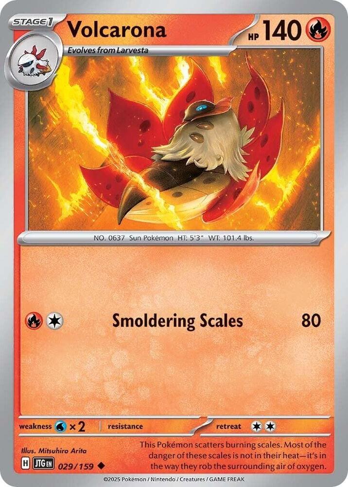 Volcarona 029/159 - Pokemon TCG Journey Together card