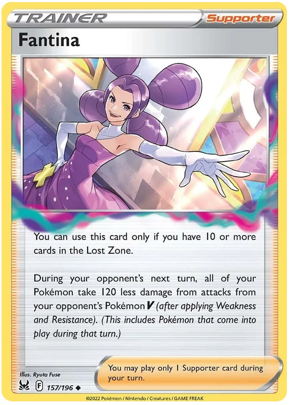 Fantina Lost Origin Pokemon Single Card 157/196