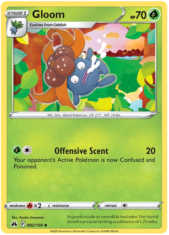 Gloom Crown Zenith Pokemon Card Single