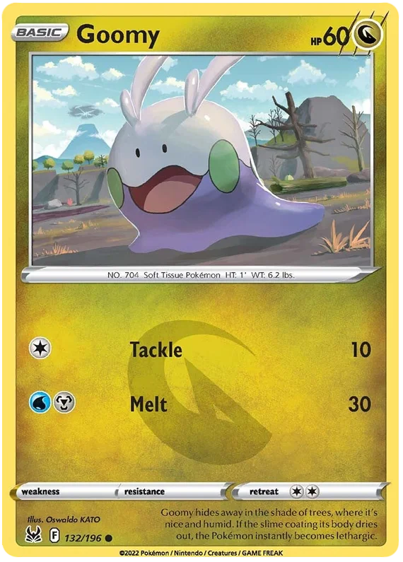 Goomy Lost Origin Pokemon Single Card 132/196