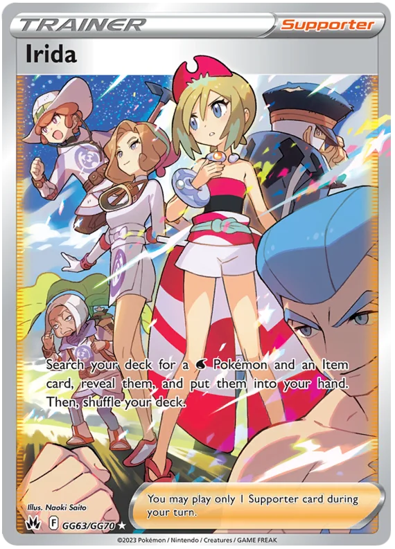 Irida Crown Zenith Galarian Gallery Pokemon Card Single