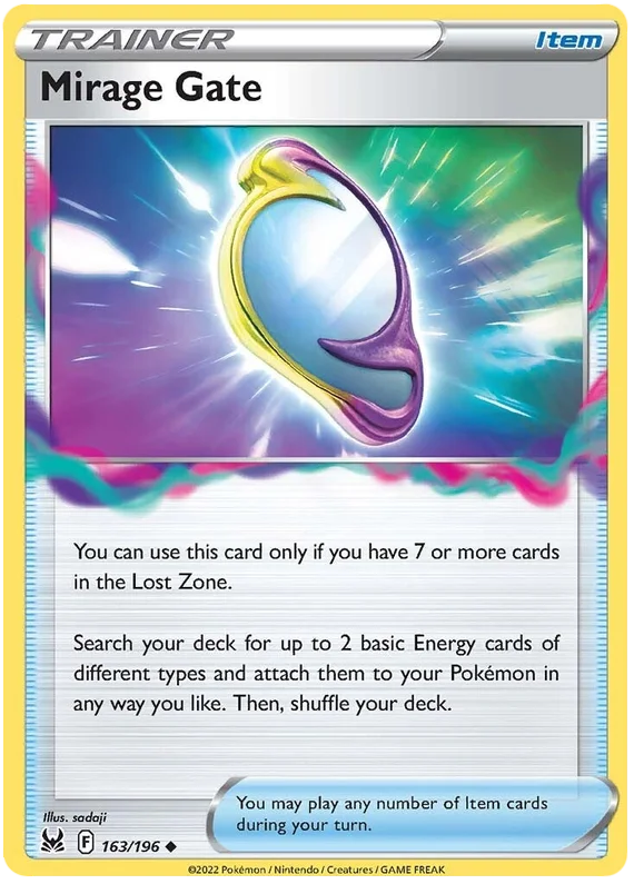 Mirage Gate Lost Origin Pokemon Single Card 163/196