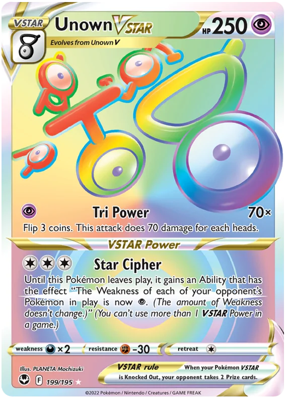 Unown VSTAR (Secret)