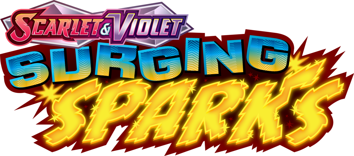 Pokémon TCG Scarlet & Violet Surging Sparks expansion logo