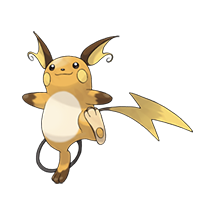 Raichu Pokémon, National Pokédex #0026