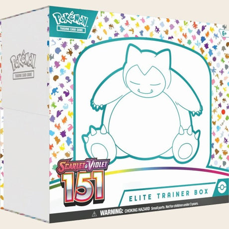 Pokemon Scarlet & Violet 151 Elite Trainer Box Featuring Snorlax (SV3.5)