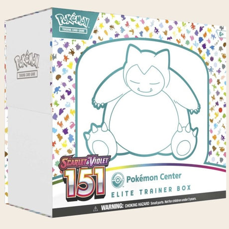 Pokemon Center Scarlet & Violet 151 Elite Trainer Box Featuring Snorlax (SV3.5)