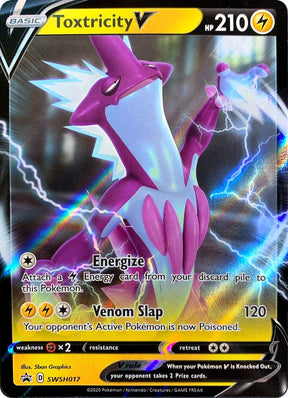 Toxtricity V SWSH017, Sword & Shield Promos, Holo, English Pokémon TCG card