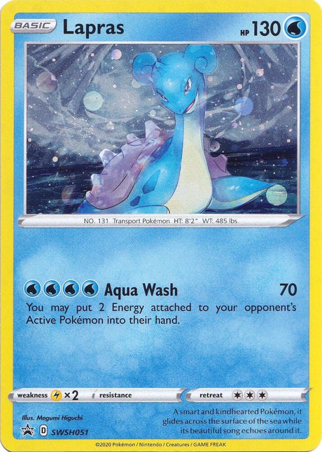 Lapras SWSH051, Sword & Shield Promos, Holo, English Pokémon TCG card