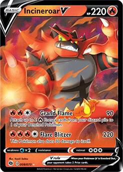 Incineroar V 008/073 | Champion's Path | Pokémon TCG