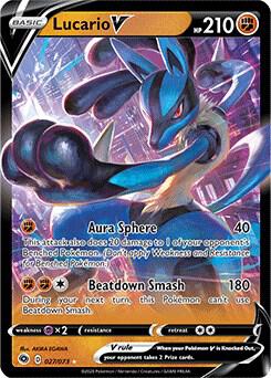 Lucario V 027/073 | Champion's Path | Pokémon TCG