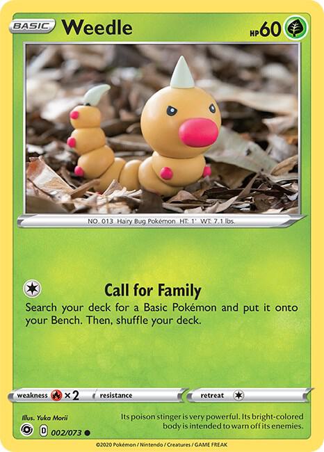 Weedle 002/073 | Champion's Path | Pokémon TCG