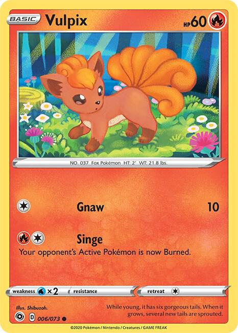 Vulpix 006/073 | Champion's Path | Pokémon TCG