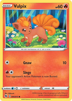 Vulpix 006/073 | Champion's Path | Pokémon TCG