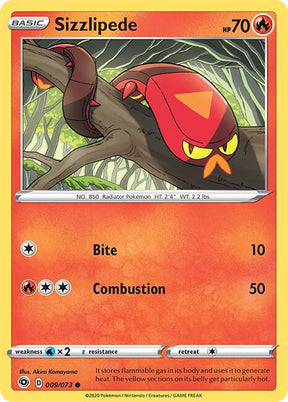 Sizzlipede 009/073 | Champion's Path | Pokémon TCG