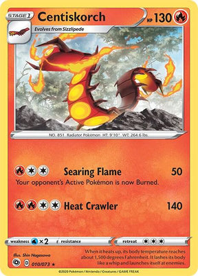Centiskorch 010/073 | Champion's Path | Pokémon TCG