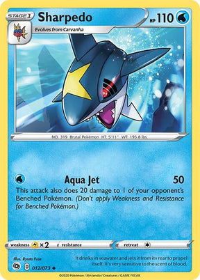 Sharpedo 012/073 | Champion's Path | Pokémon TCG