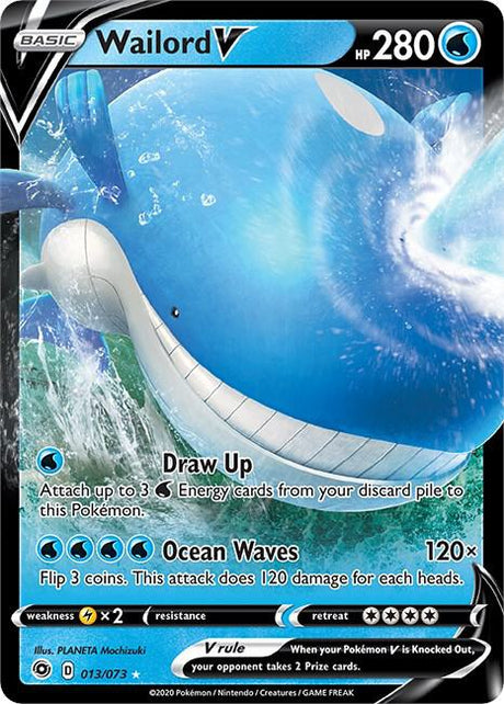 Wailord V 013/073 | Champion's Path | Pokémon TCG