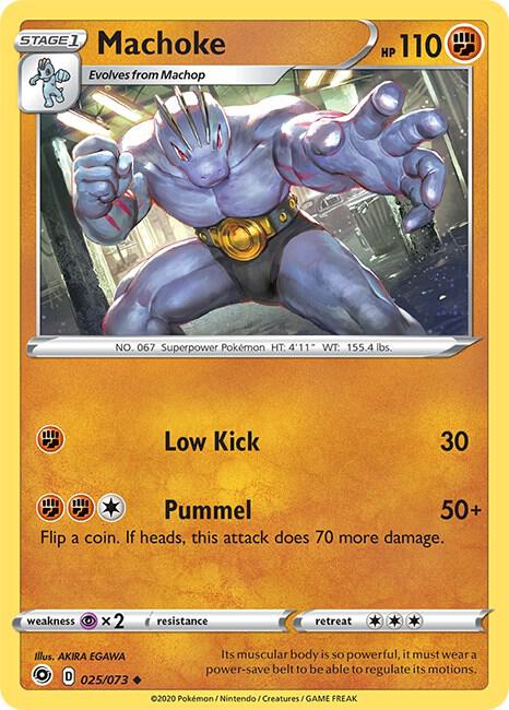 Machoke 025/073 | Champion's Path | Pokémon TCG
