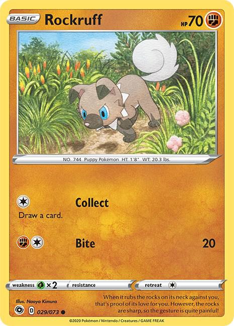 Rockruff 029/073 | Champion's Path | Pokémon TCG