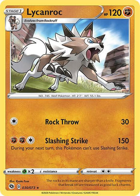 Lycanroc 030/073 | Champion's Path | Pokémon TCG